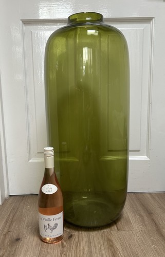 Huge olive glass floor - olive,
