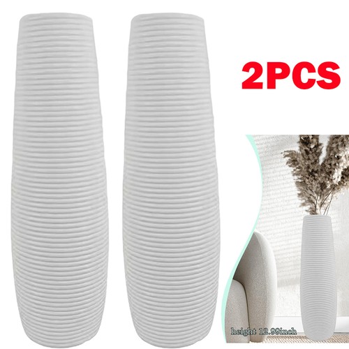 Tall floor vase white - floor,