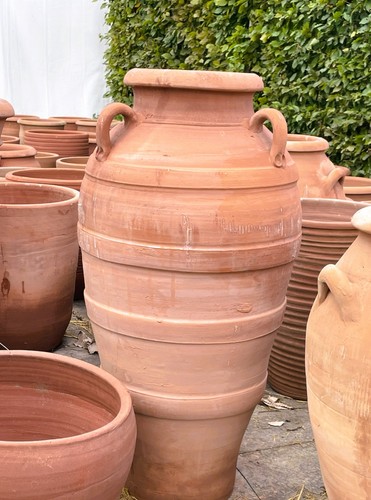 Terracotta tall ridged - , floor