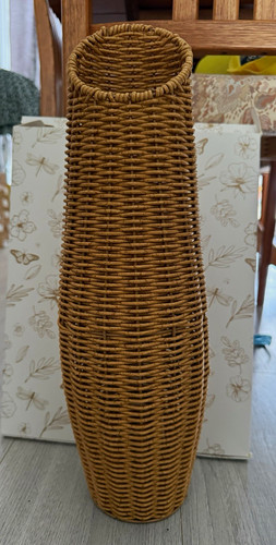 Tall brown wicker - tall,