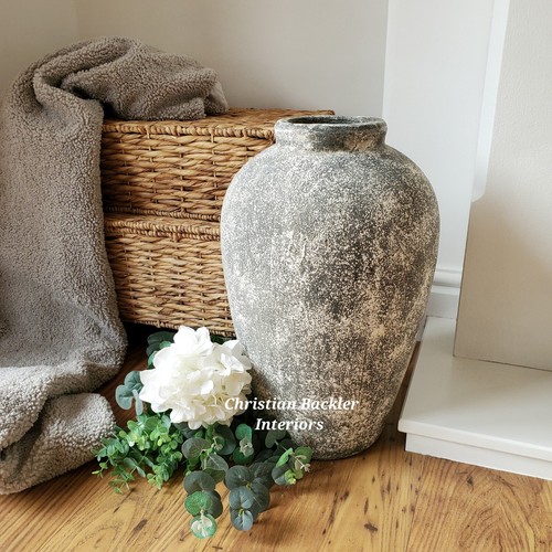 Large ceramic rustic vase - ceramic,