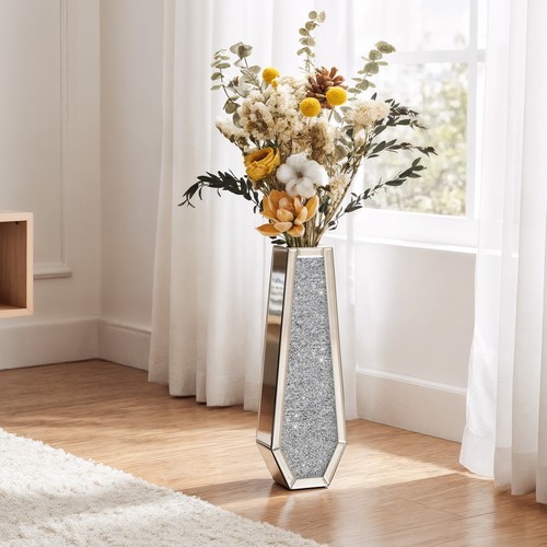 Tall floor crystal - tall, vase
