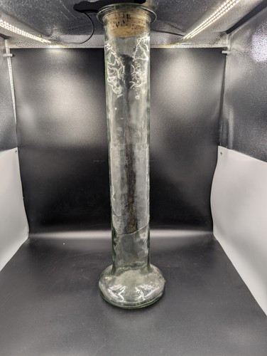 Green glass tall - glass,