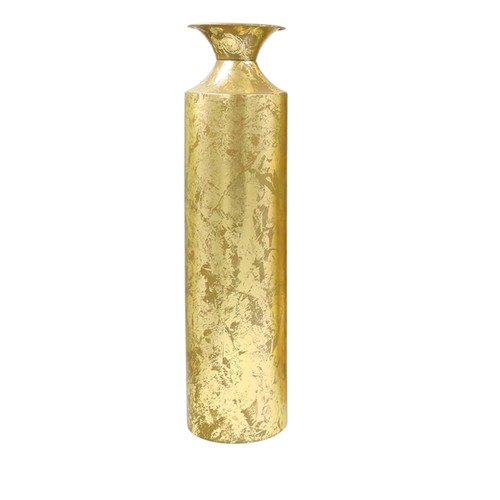 Gold metal tall floor - gold,