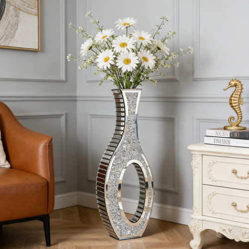 Luvodi tall floor vase crushed - floor,