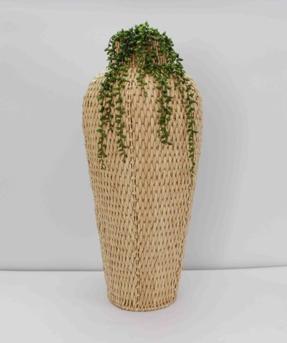 Large woven seagrass hexagnol - seagrass,