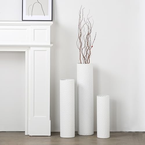 Tall floor vases - set, of